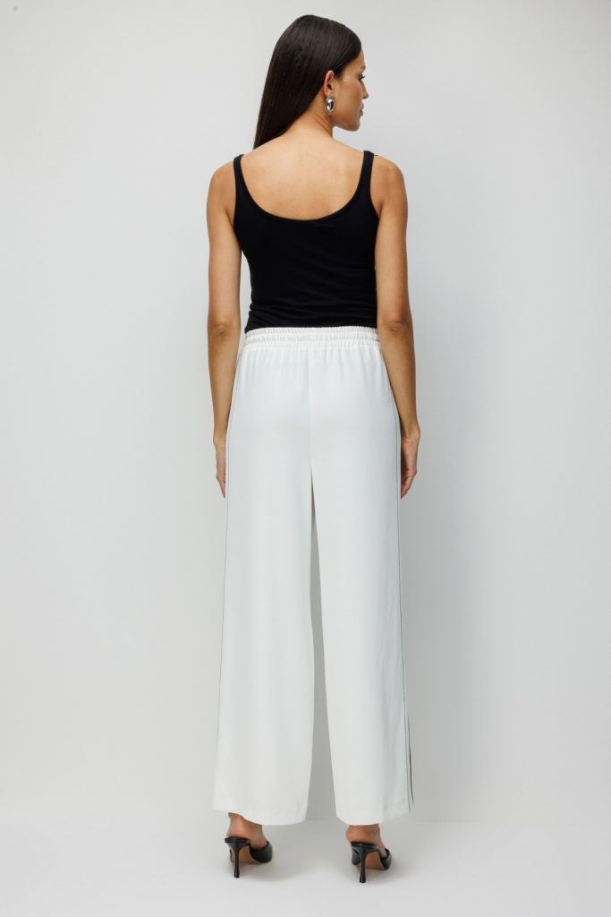 EKOL Şeritli Bol Paça Eşofman Altı 4122 - EKRU