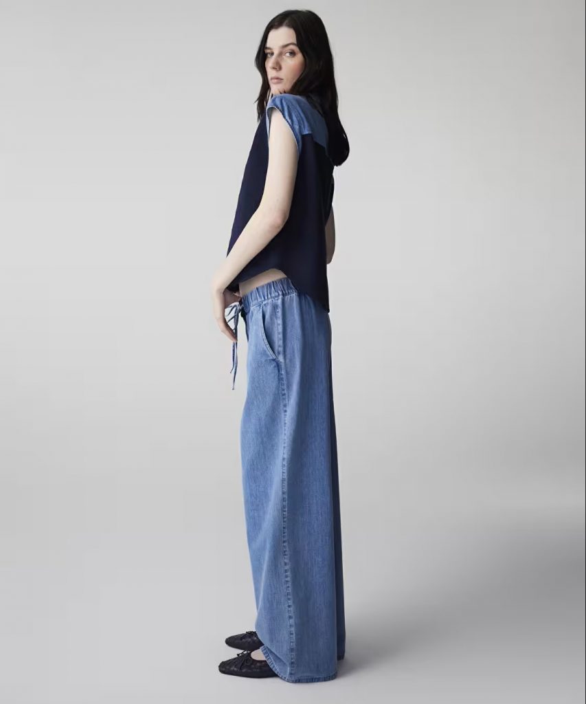 İPEKYOL Kontrast Bel Jean Pantolon IS1260003136