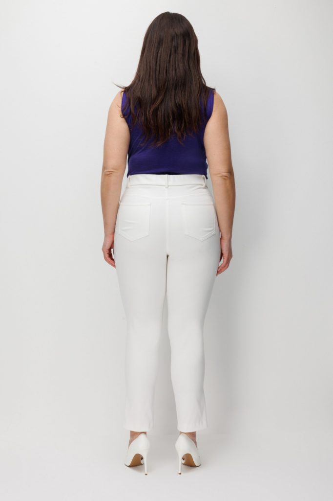 EKOL Dar Paça Likralı Pantolon 4100 - EKRU