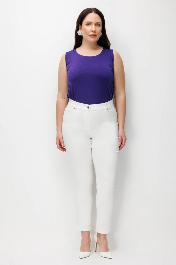 EKOL Dar Paça Likralı Pantolon 4100 - EKRU