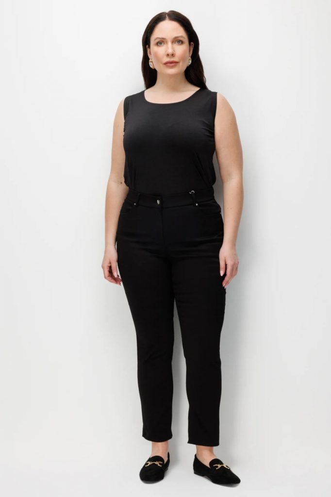 EKOL Dar Paça Likralı Pantolon 4100 - Siyah