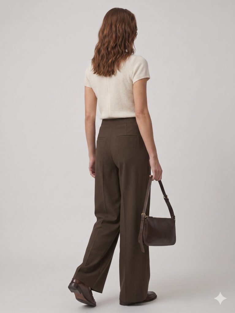 UNIQUE Cep Detaylı Pantolon 264015 - kahve