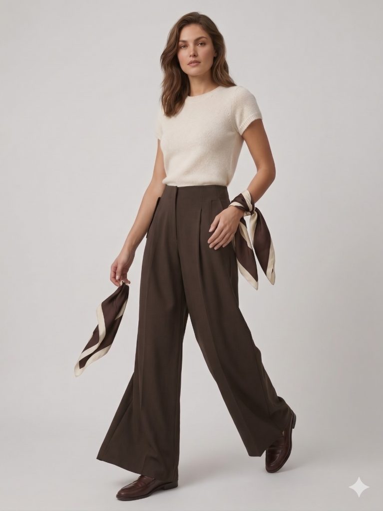 UNIQUE Cep Detaylı Pantolon 264015 - kahve