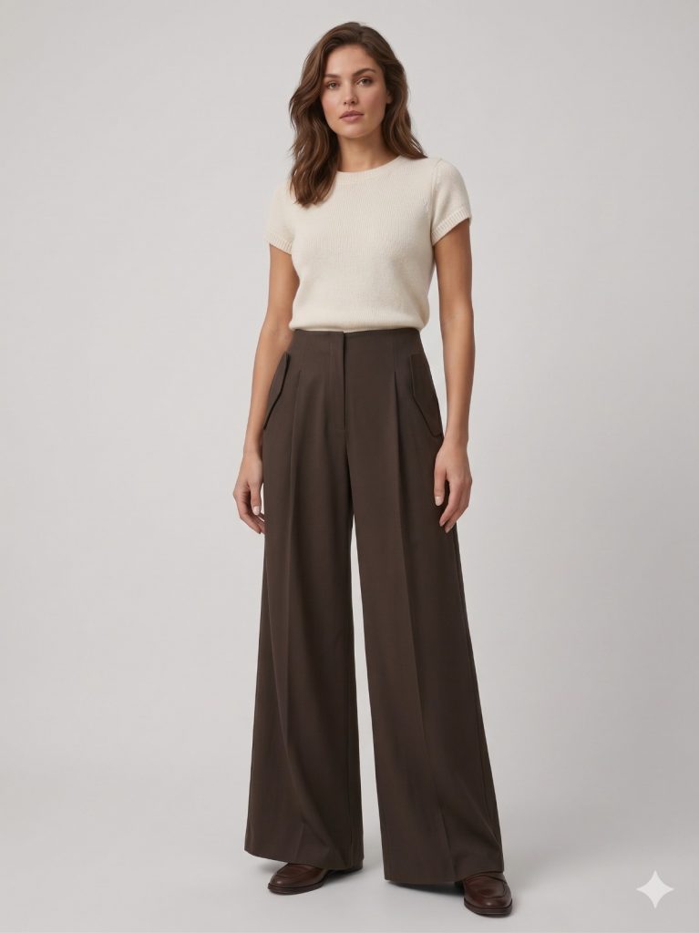UNIQUE Cep Detaylı Pantolon 264015 - kahve
