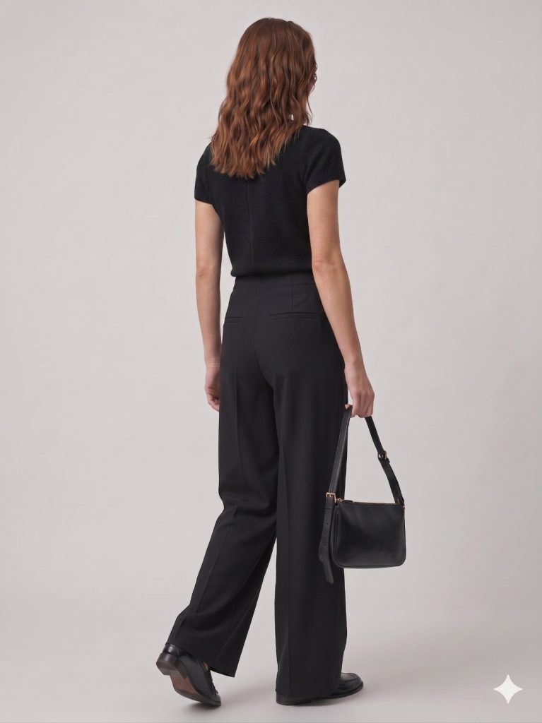 UNIQUE Cep Detaylı Pantolon 264015 - Siyah