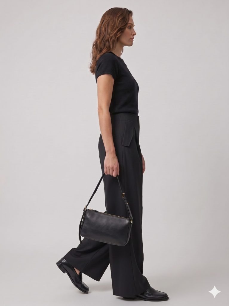 UNIQUE Cep Detaylı Pantolon 264015 - Siyah