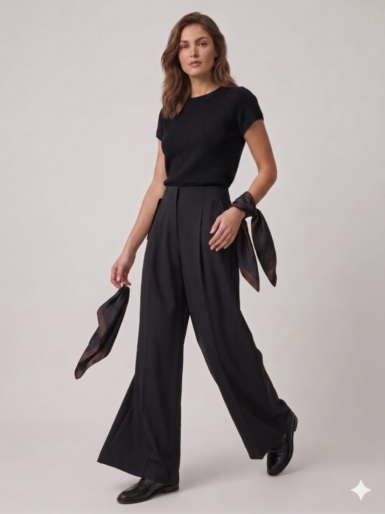 UNIQUE Cep Detaylı Pantolon 264015 - Siyah