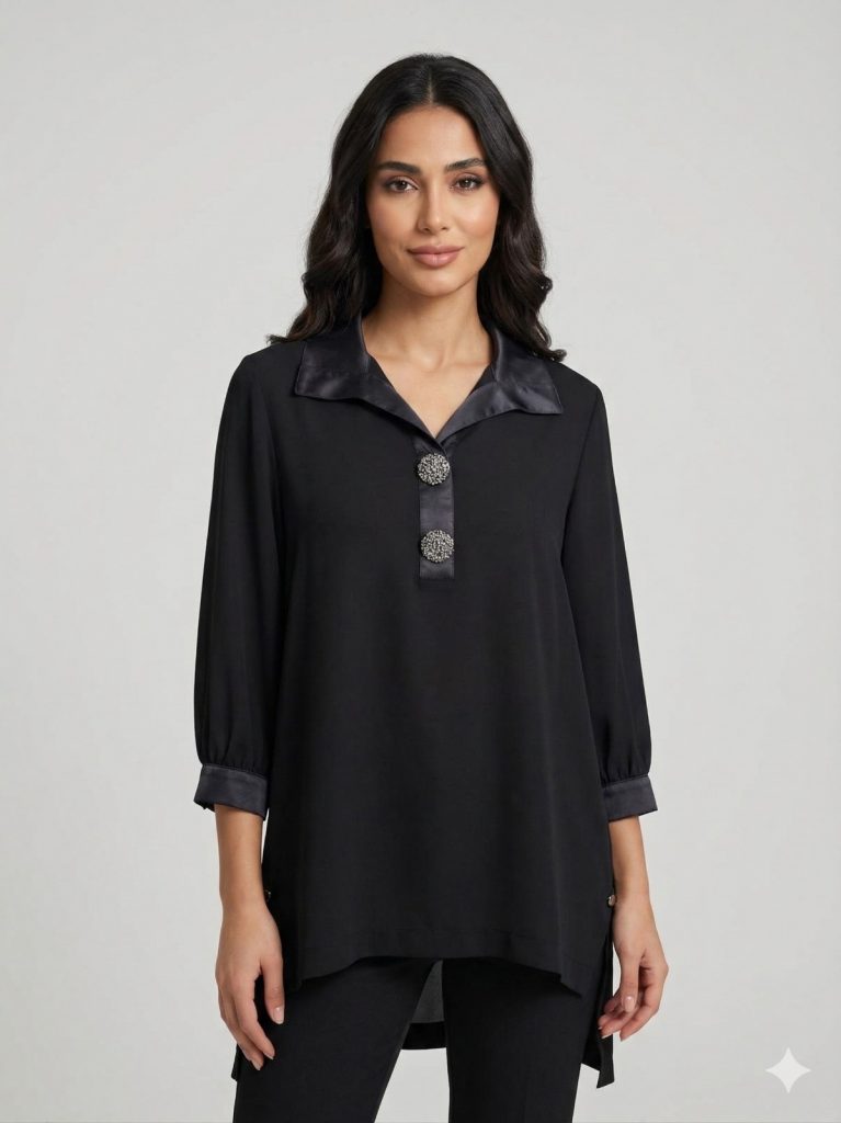 ALBA BASICO Beli Lastikli Rahat Kesim Pantolon Gömlek Takımı 6232