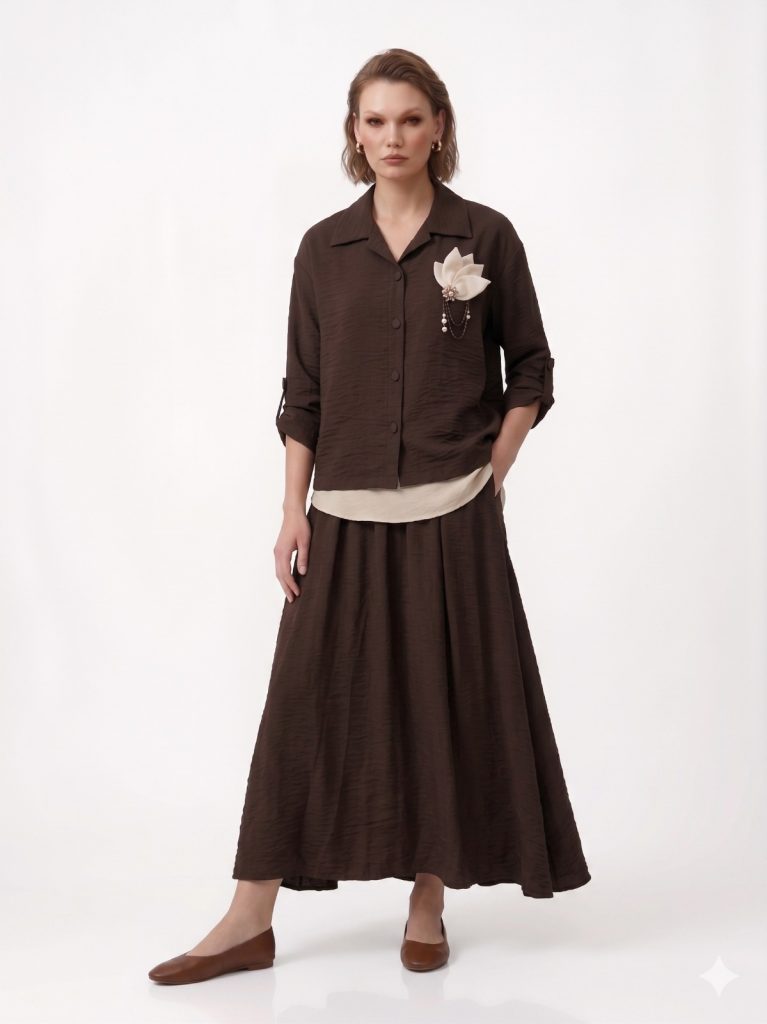 ALBA DALİDA Çiçek Detaylı 3'LÜ Takım 51031