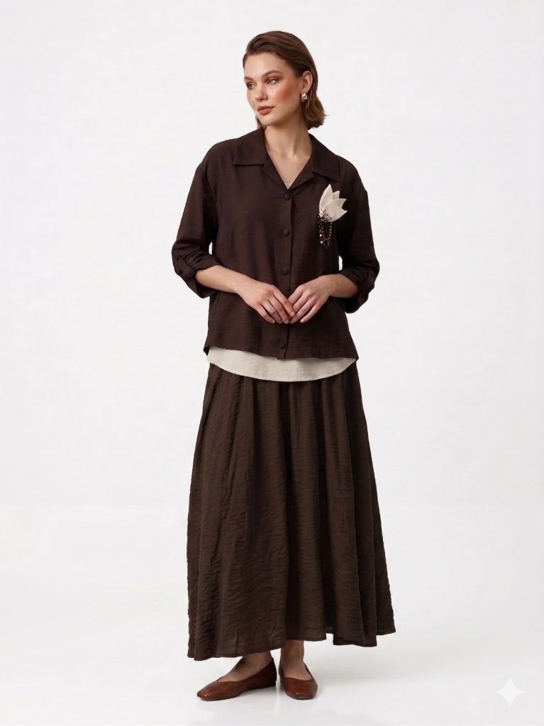 ALBA DALİDA Çiçek Detaylı 3'LÜ Takım 51031