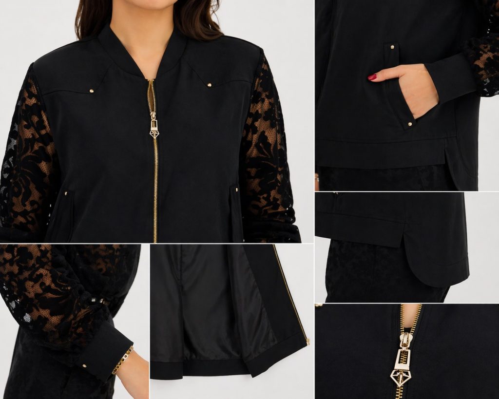 ALBA DSHE Dantel Detaylı 2'Li Takım 5133101 - Siyah