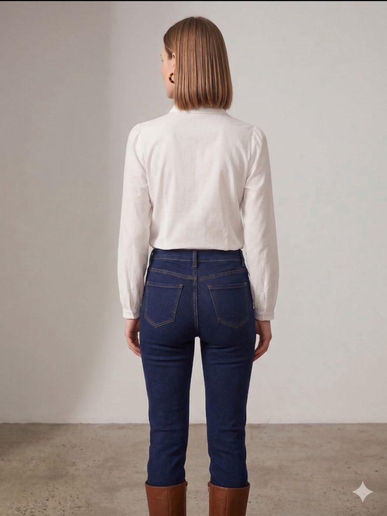 BDK Çiçek İşleme Detaylı Gömlek 7571 - Beyaz