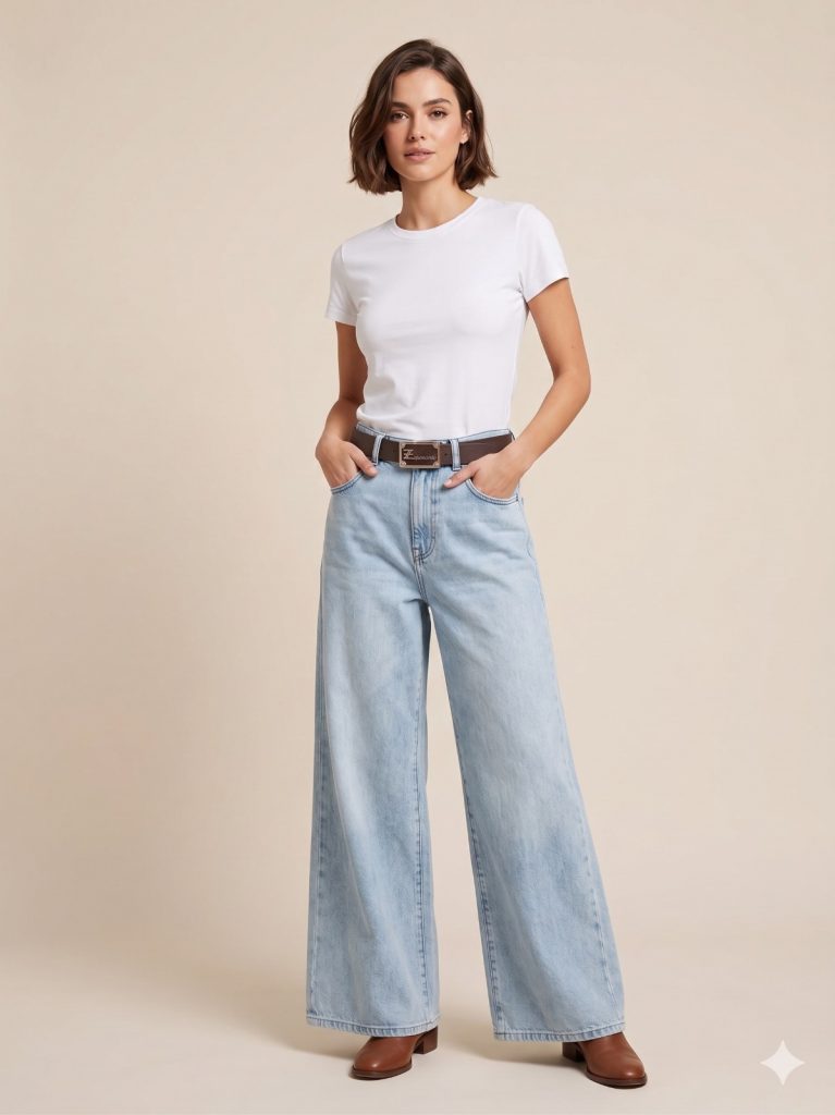 BEETHOVEN ESPARANTO Kemer Detaylı Pantolon 2883 - MAVİ