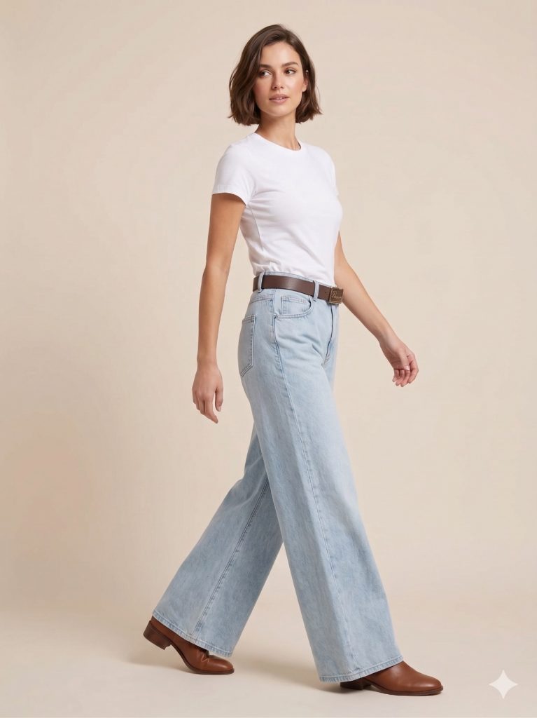 BEETHOVEN ESPARANTO Kemer Detaylı Pantolon 2883 - MAVİ