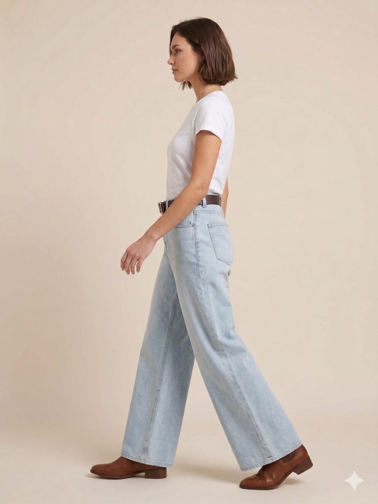 BEETHOVEN ESPARANTO Kemer Detaylı Pantolon 2883 - MAVİ