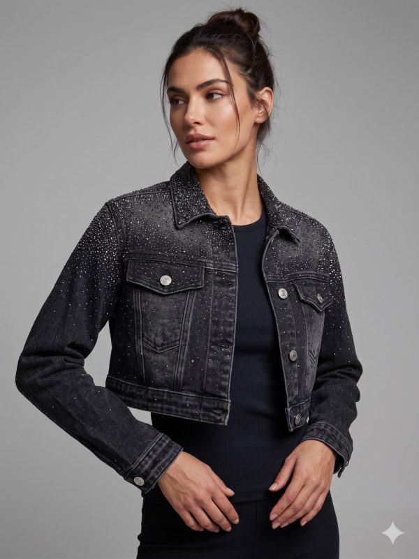 BEROSH Taş İşlemeli Ceket T820