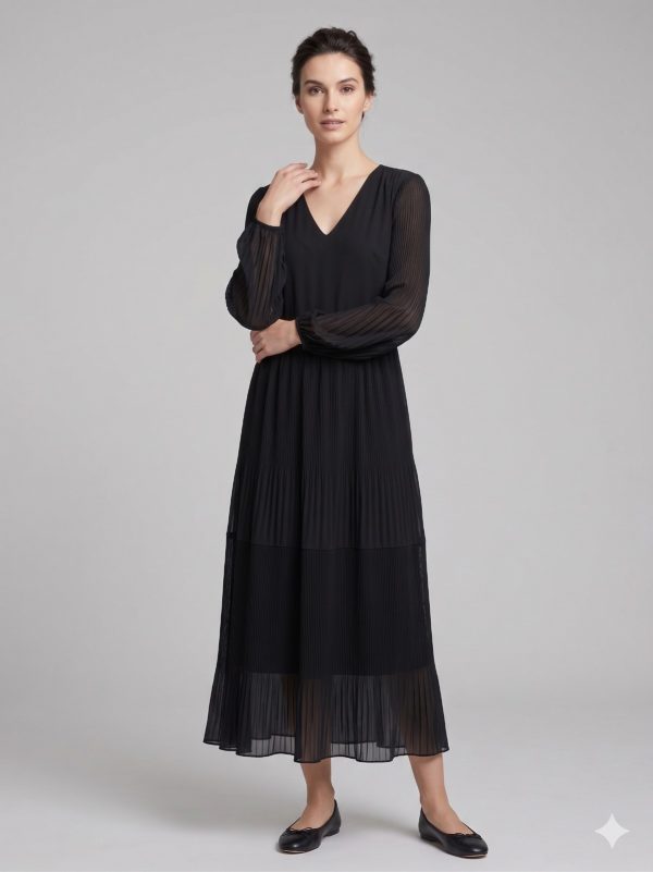 CENTİLMEN DOSSODOSSİ Pileli Elbise 7189