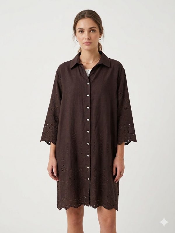 DARKMEN İşlemeli Elbise 4078