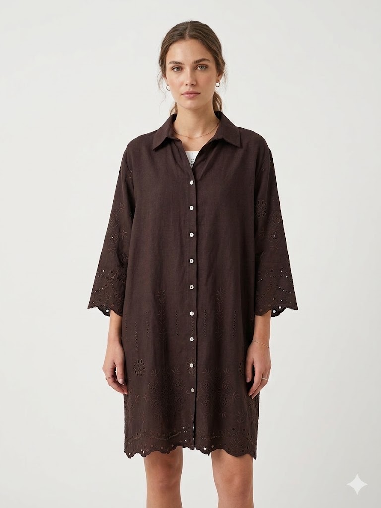 DARKMEN İşlemeli Elbise 4078