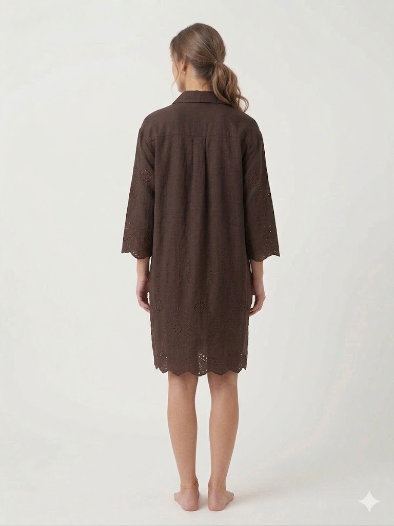 DARKMEN İşlemeli Elbise 4078