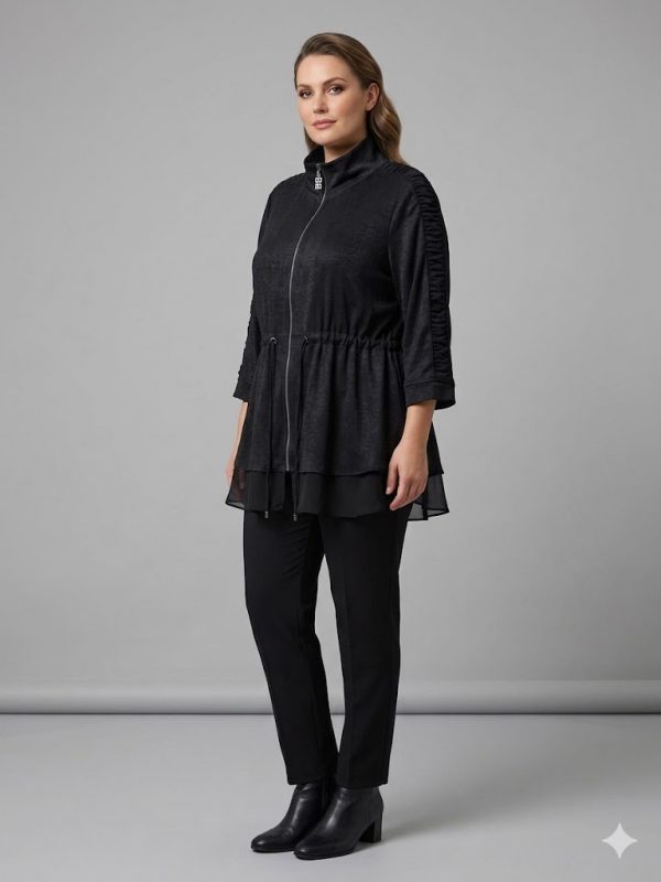 DE WHİTE Fermuar Aksesuarlı Tunik 62626