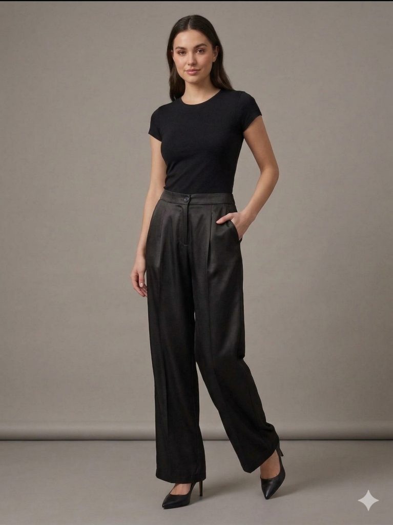 DOSSO DOSSİ FİMORE Saten Pantalon 2830