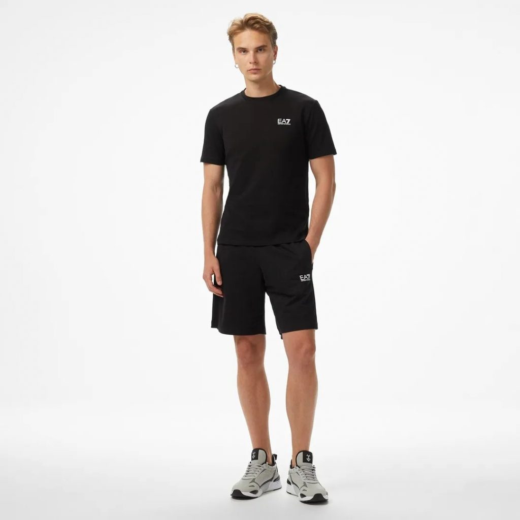 EA7 Core Identify Erkek Siyah T-Shirt 8NPT25PJVPZ - Siyah