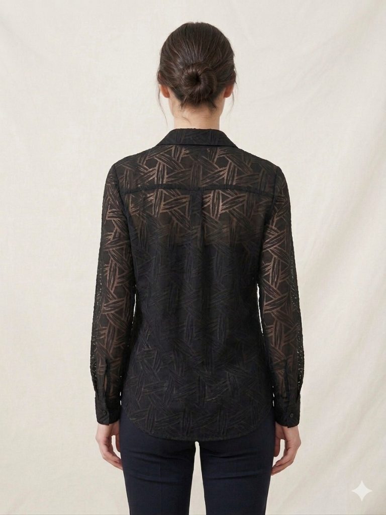 EKOL İç Bluzlu Gömlek 2534 - Siyah