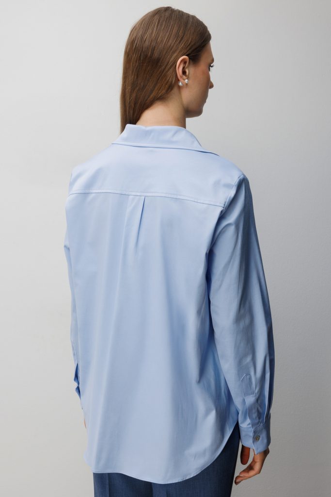 EKOL Polo Yaka Pamuklu Büyük Beden Gömlek 2560