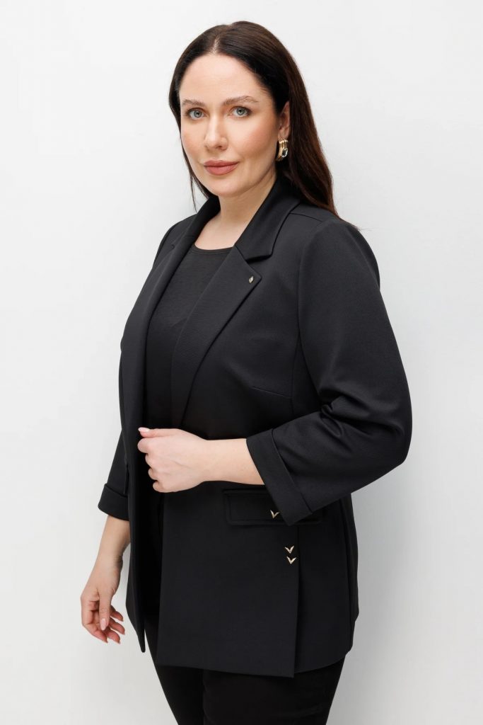 Ekol Metal Aksesuarlı Duble Kol Ceket 1664