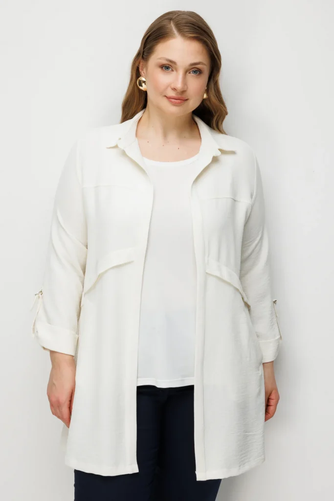 EKOL Ekol İç Atletli Duble Kol Gömlek 1988 - EKRU