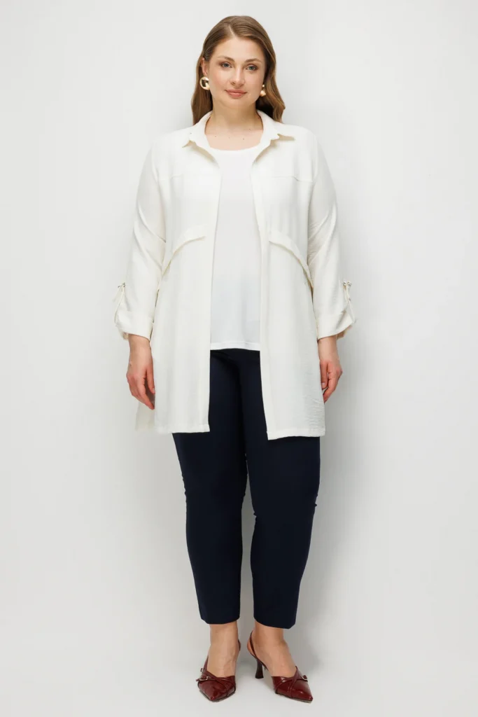 EKOL Ekol İç Atletli Duble Kol Gömlek 1988 - EKRU