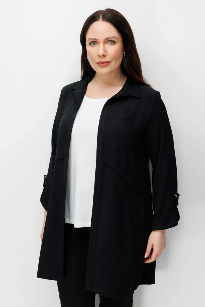 EKOL Ekol İç Atletli Duble Kol Gömlek 1988 - Siyah