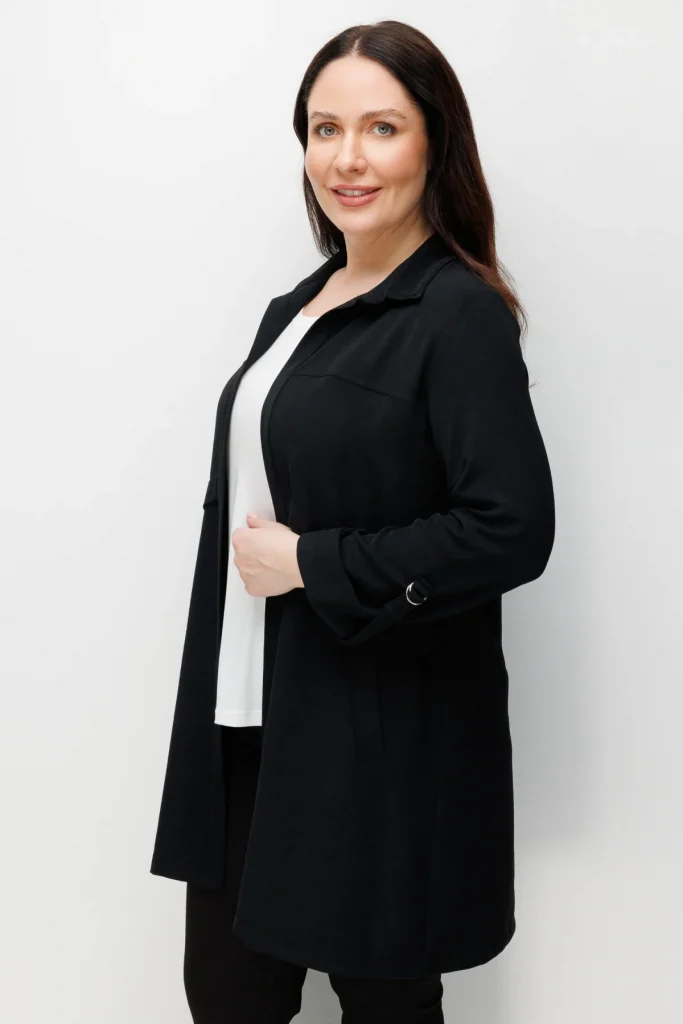 EKOL Ekol İç Atletli Duble Kol Gömlek 1988 - Siyah