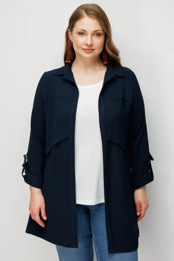 EKOL Ekol İç Atletli Duble Kol Gömlek 1988 - Lacivert