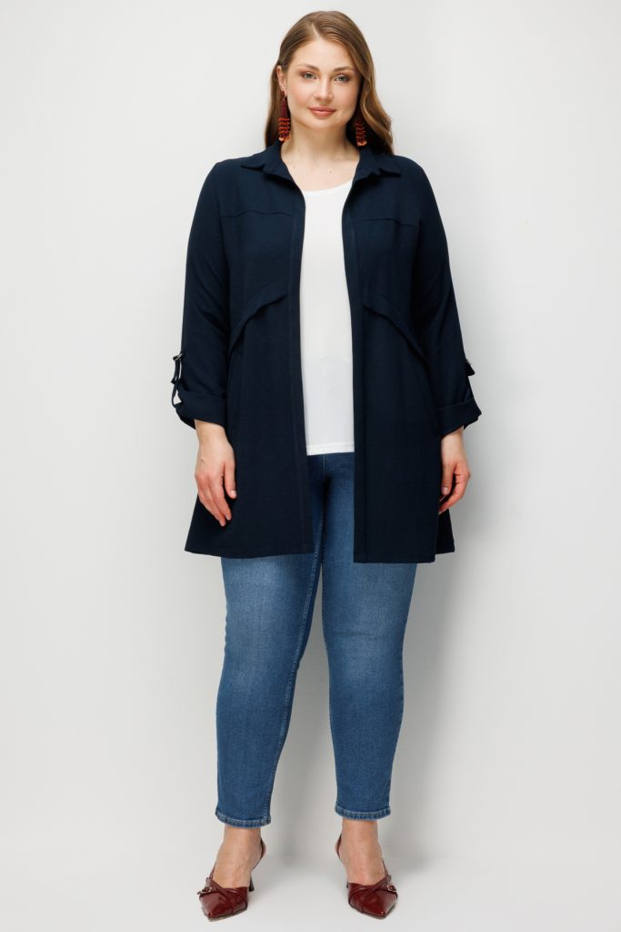 EKOL Ekol İç Atletli Duble Kol Gömlek 1988 - Lacivert