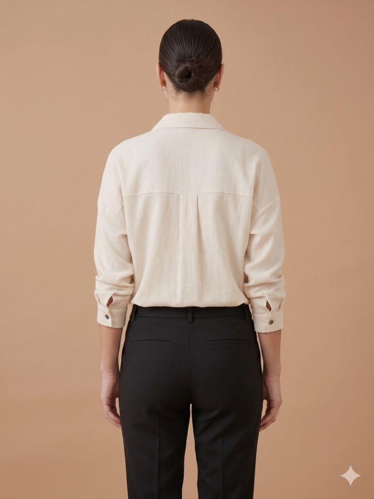 EKOL Büyük Beden Gömlek 2984 - EKRU