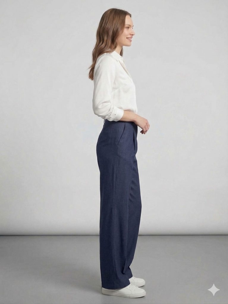 EKOL Yüksek Bel Klasik Pantolon 1264