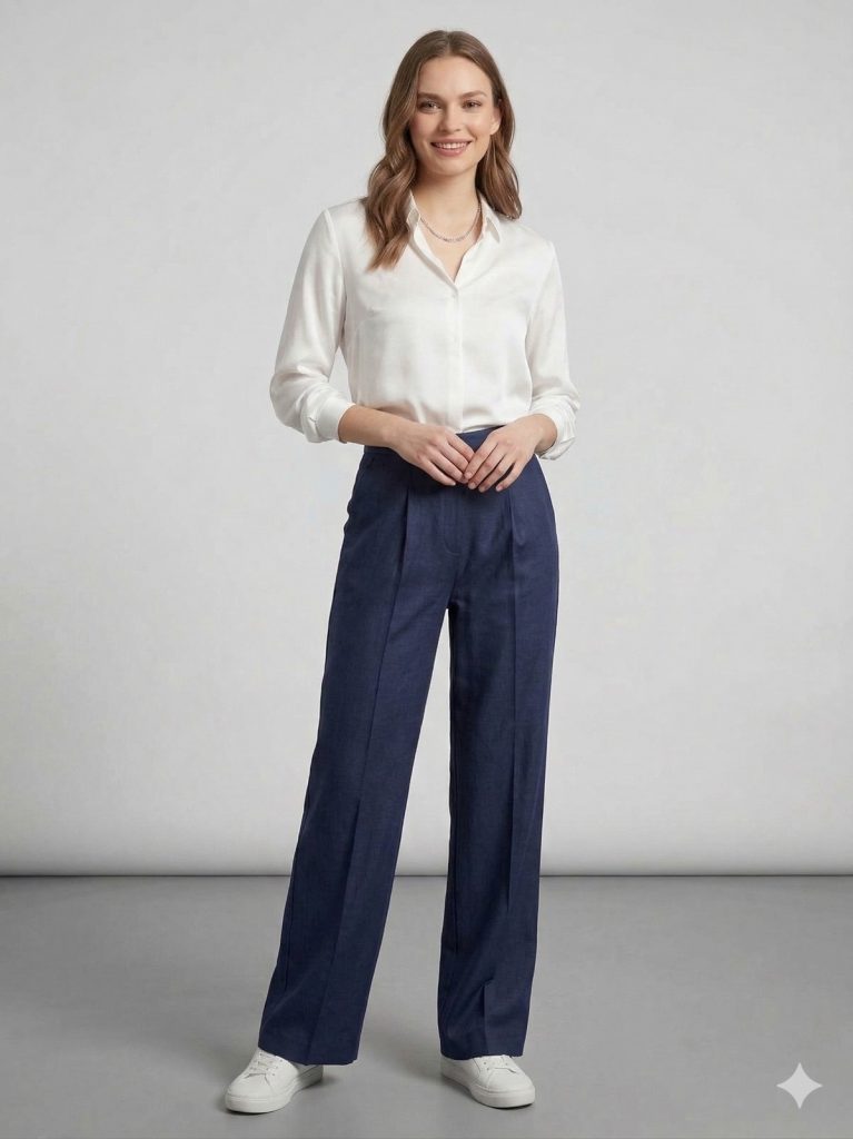 EKOL Yüksek Bel Klasik Pantolon 1264