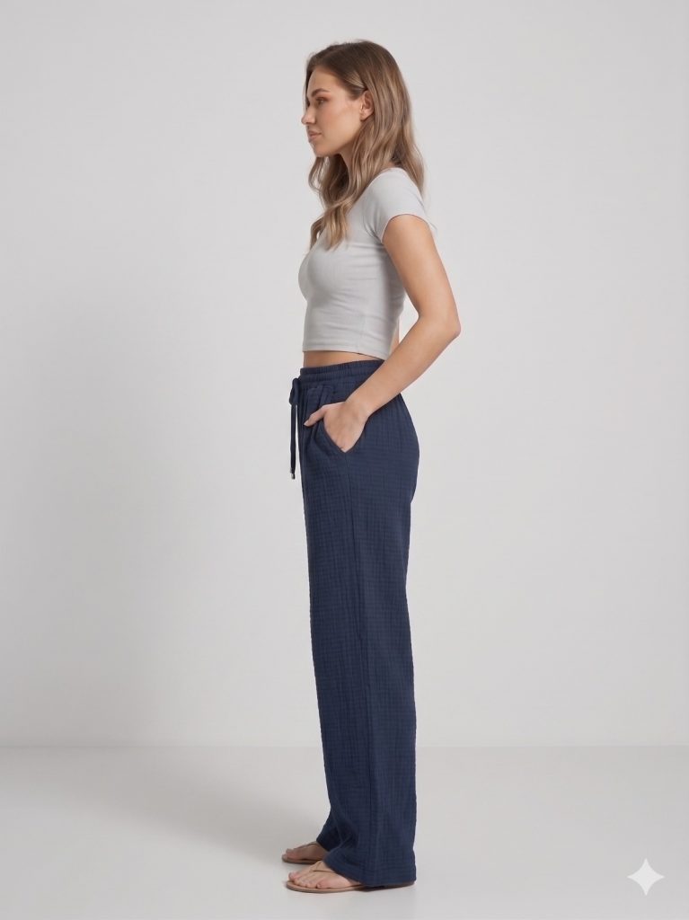 EKOL Rahat Kesim Pantolon 1584 - Lacivert