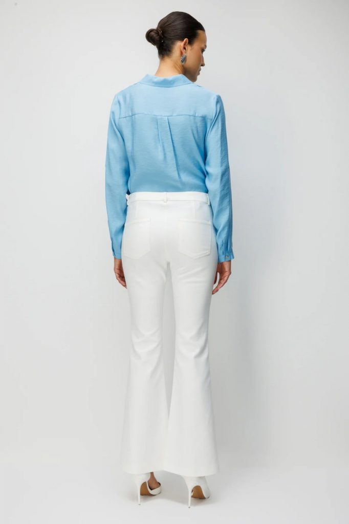 EKOL Beş Cep İspanyol Paça Pantolon 4034 - EKRU