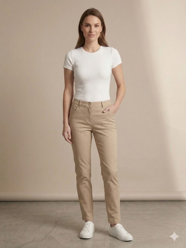 EKOL Yan Cepli Dar Paça Pamuklu Pantolon 4098