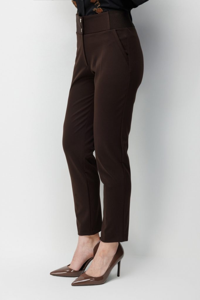 EKOL Çift Düğmeli Dar Paça Pantolon 4170 - Lacivert