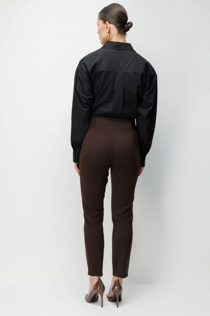 EKOL Çift Düğmeli Dar Paça Pantolon 4170 - Lacivert