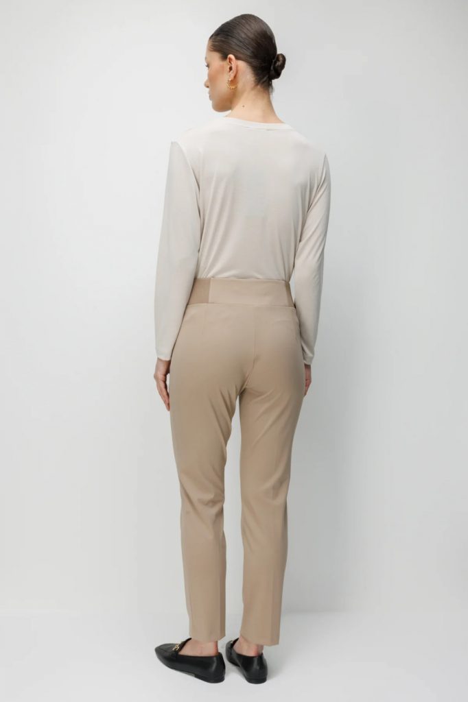 EKOL Çift Düğmeli Dar Paça Pantolon 4170 - BEJ