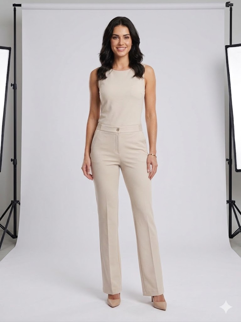 EKOL Beli Lastikli Pantolon 4174 - TAŞ