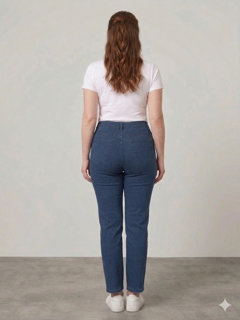 ERCAN AKDENİZ Boru Paça Pantolon 6002 - MAVİ