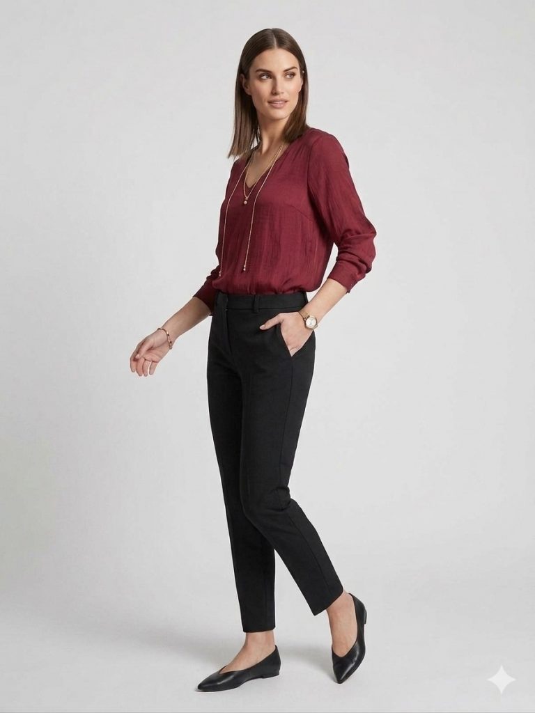 EXPLOSİON Kendinden Aksesuar Detaylı Bluz 18859