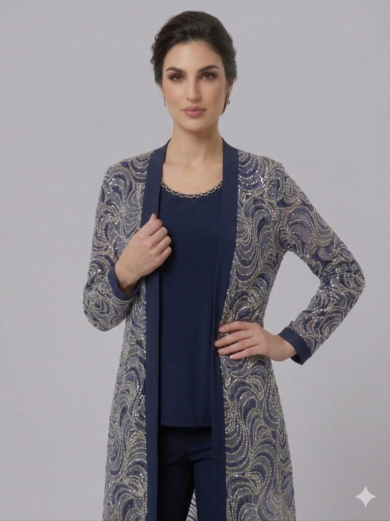 FEMİNA Pul İşlemeli 2'Li Takım 64686 - Lacivert