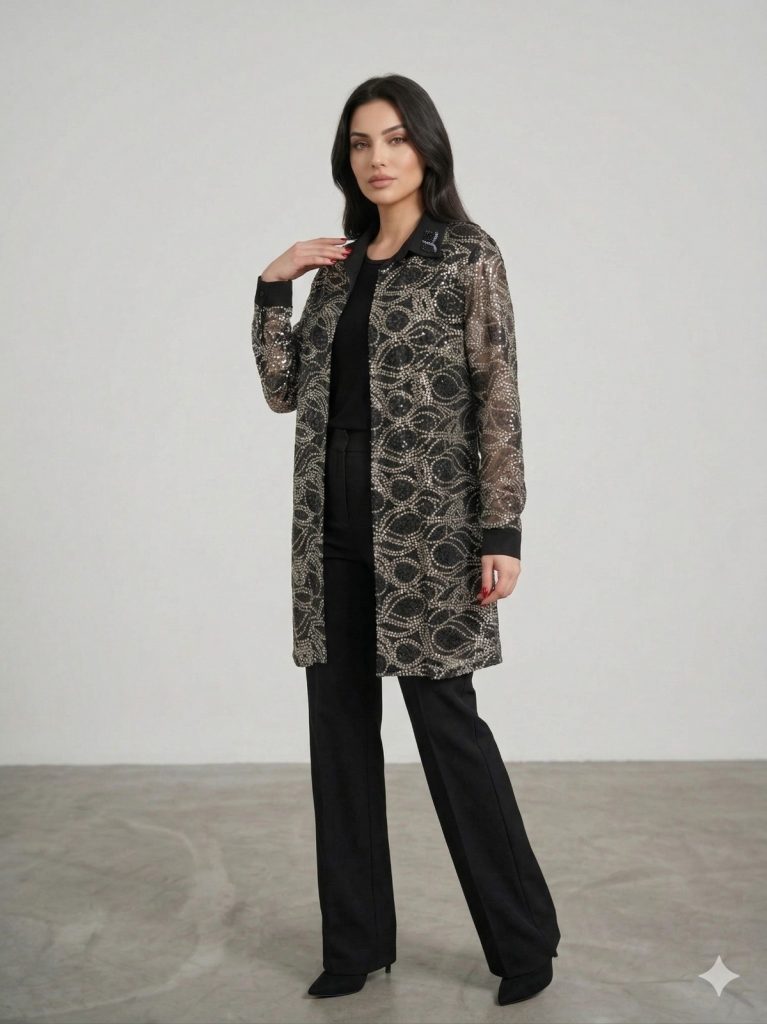 FEMİNA 2'Li İç Bluzlu Takım 64687 - Siyah